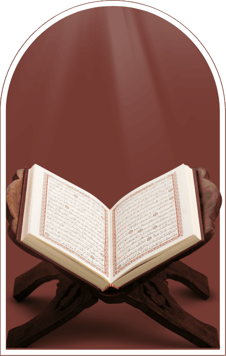 Koran op houder